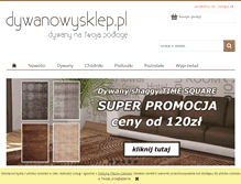 Tablet Screenshot of dywanowysklep.pl